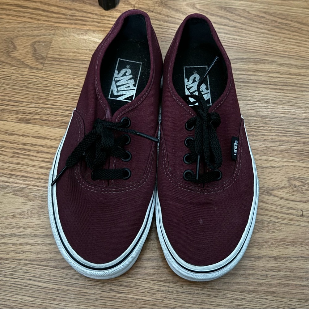 Red and Black Vans